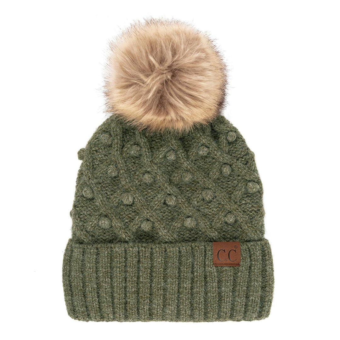 CC Crafted Pom Detail Beanie