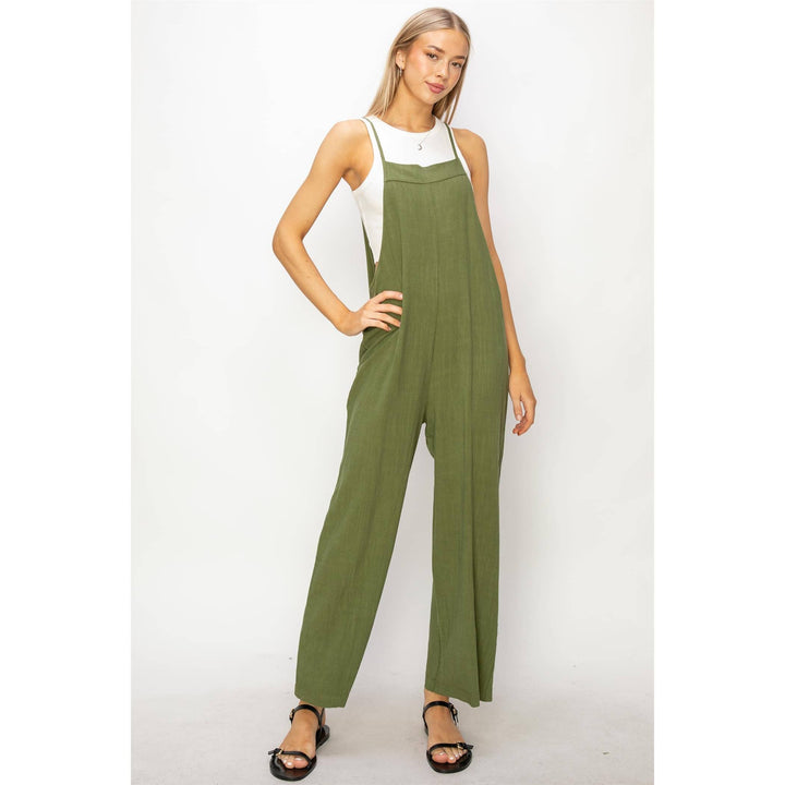 So Into You Linen Jumpsuit