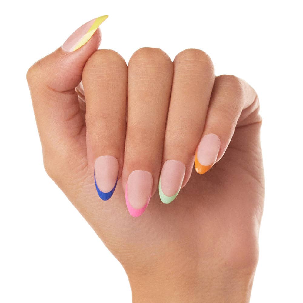 Sprinkles Press-On Nails | Short Almond | Bright Multicolor