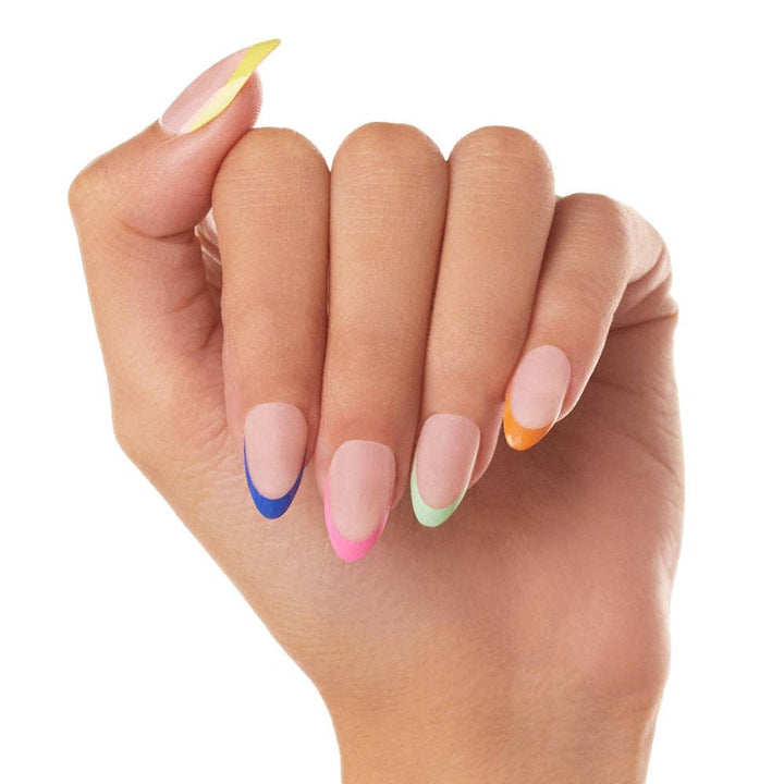 Sprinkles Press-On Nails | Short Almond | Bright Multicolor