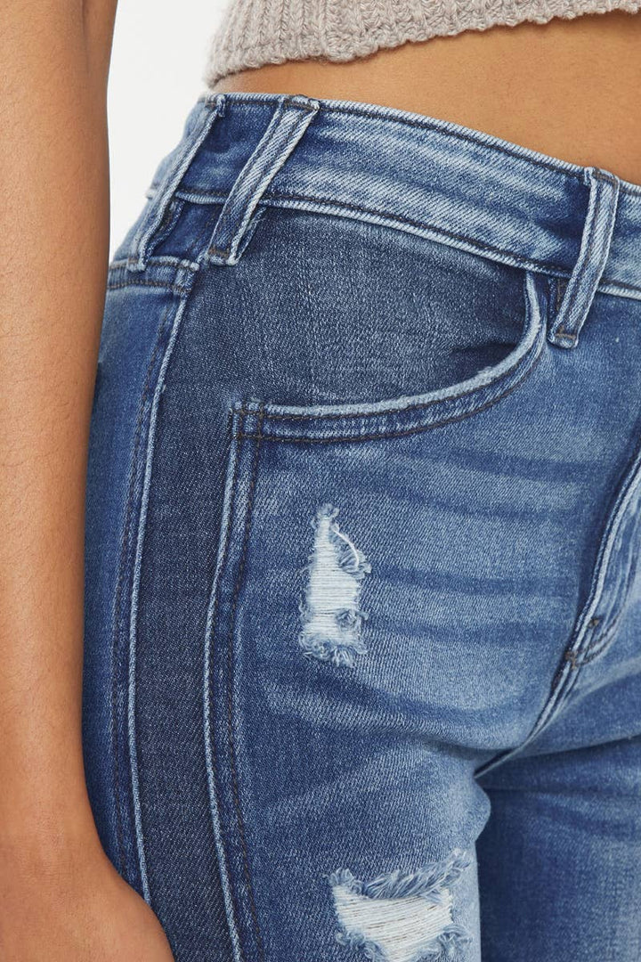 Kelsea Contrast Side Panel Flares