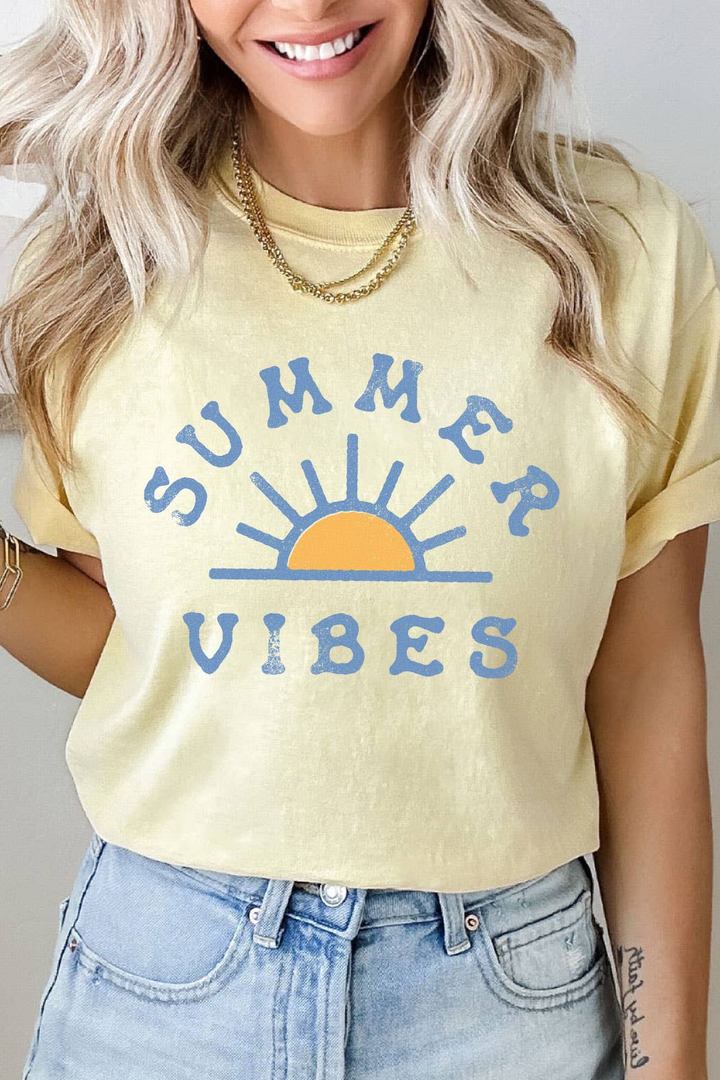 Summer Vibes Sunshine Comfort Colors Tee