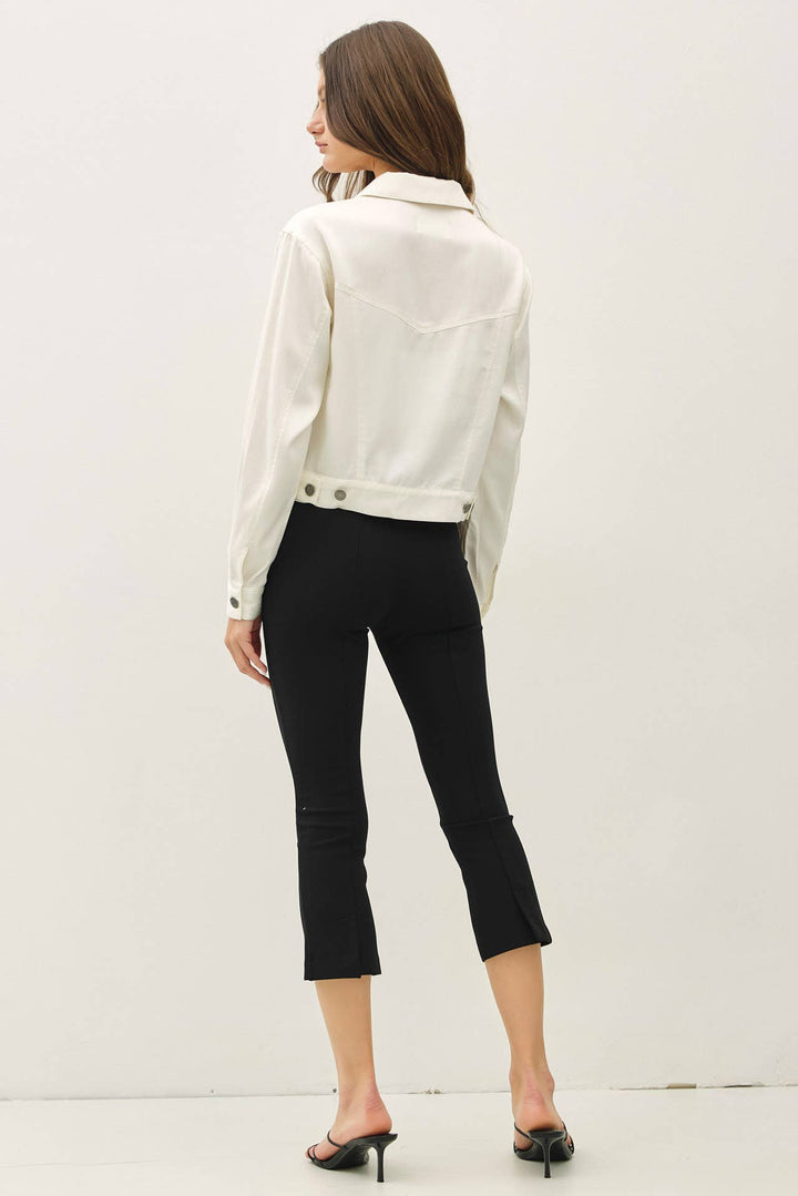 Garment Washed Tencel Jacket