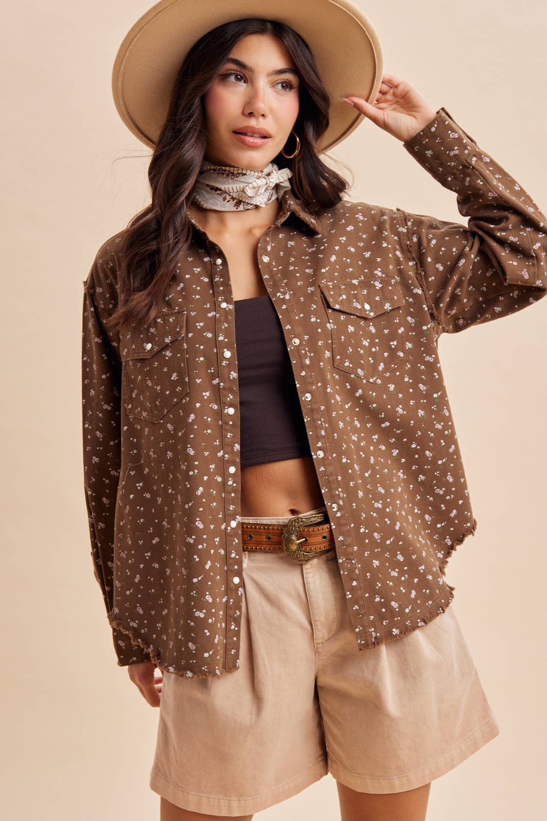 Floral Shacket