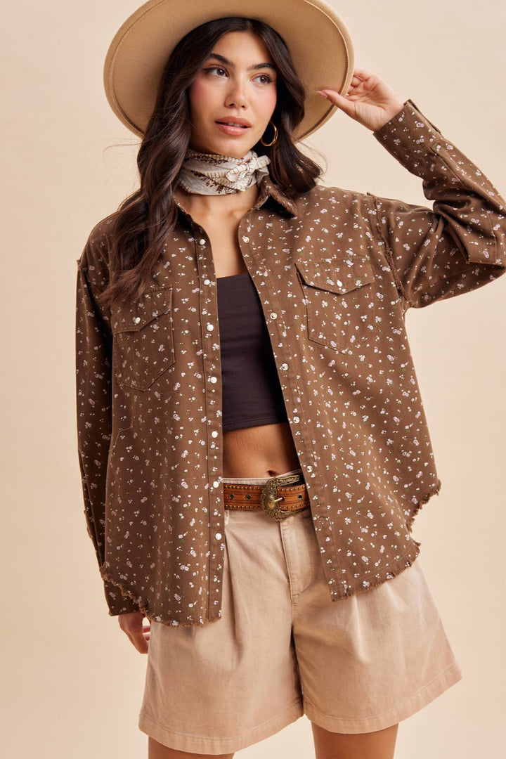 Floral Shacket