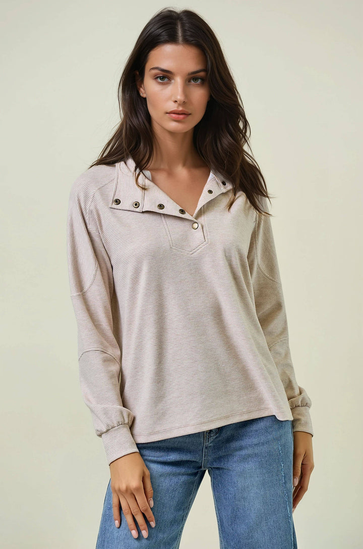 Kennedy Half Snap Sweatshirt