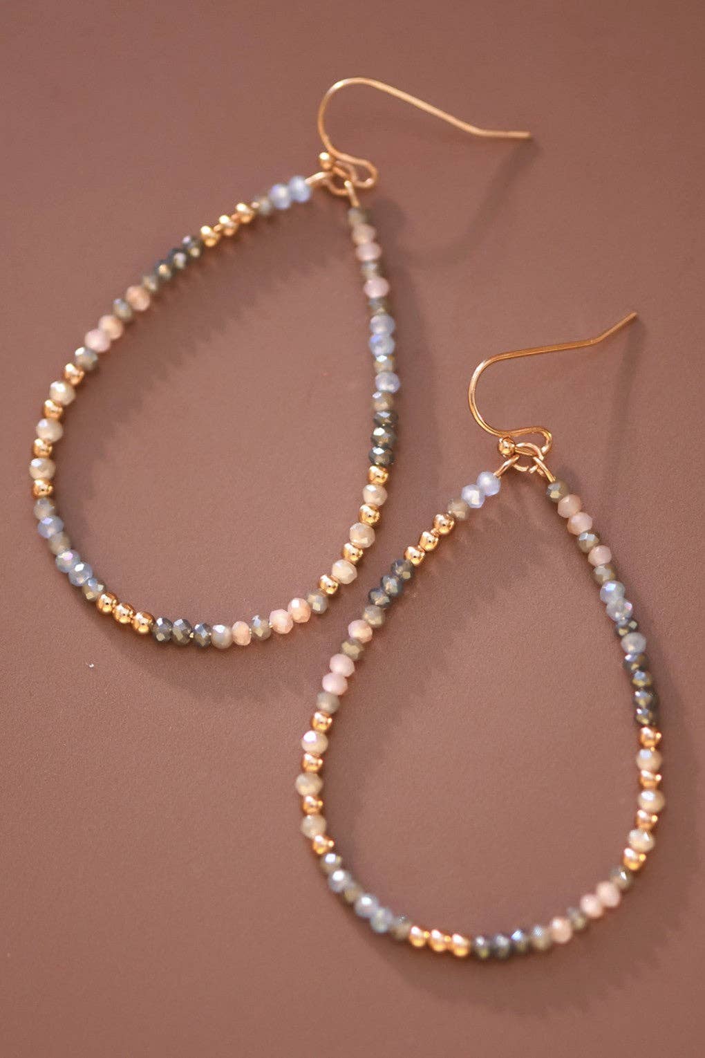 Trista Teardrop Beaded Earrings