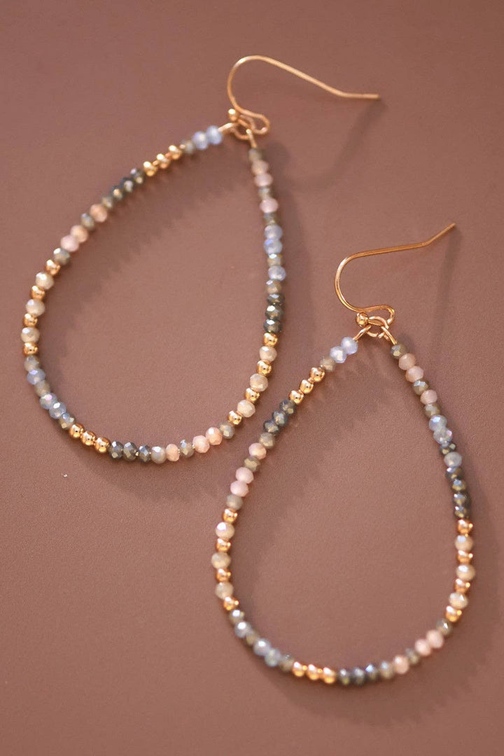 Trista Teardrop Beaded Earrings