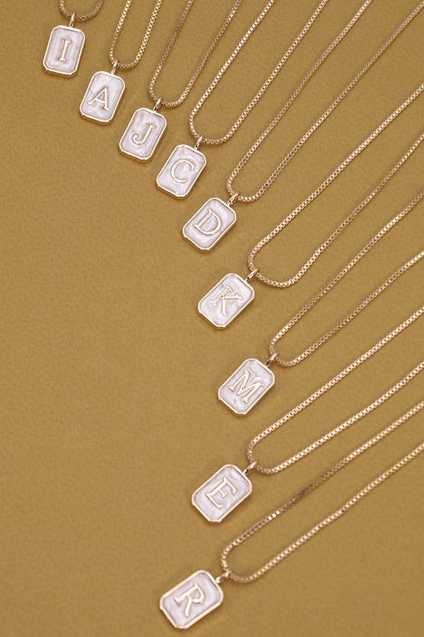 Inital Charm Necklace