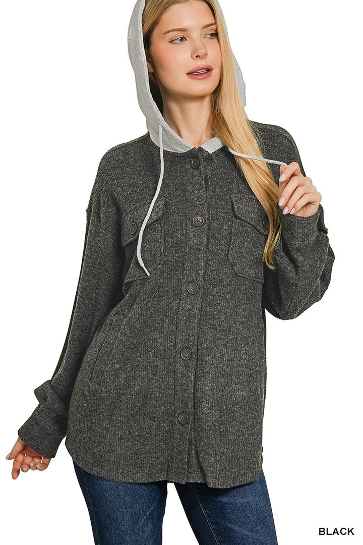 Kara Button Down Shacket