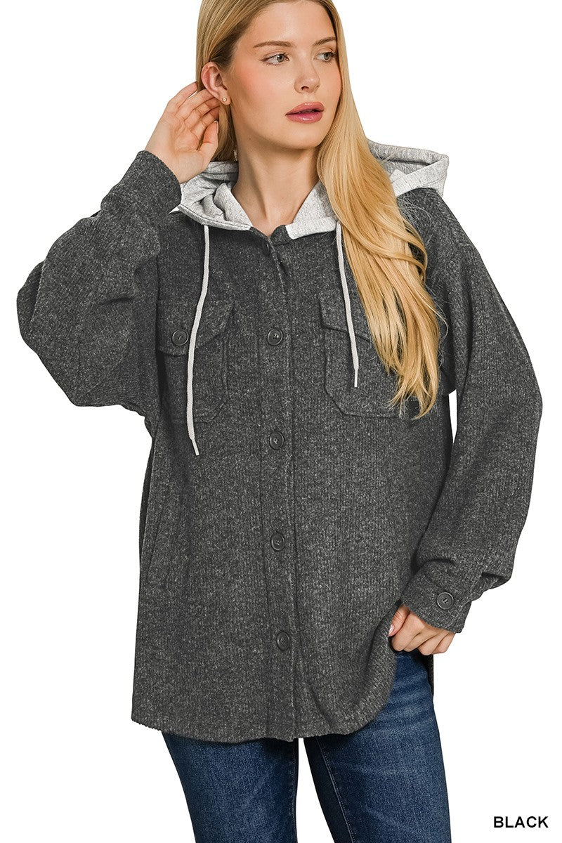 Kara Button Down Shacket