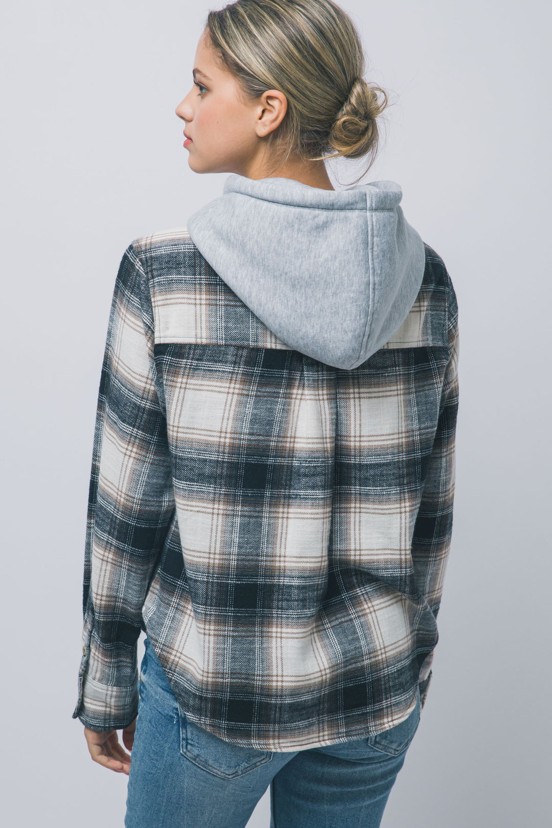 Katelynn Marie Hooded Flannel