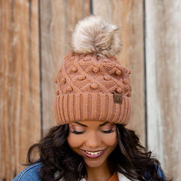 CC Crafted Pom Detail Beanie