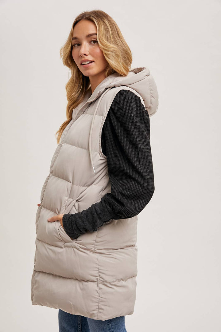 Margo Longline Puffer Vest