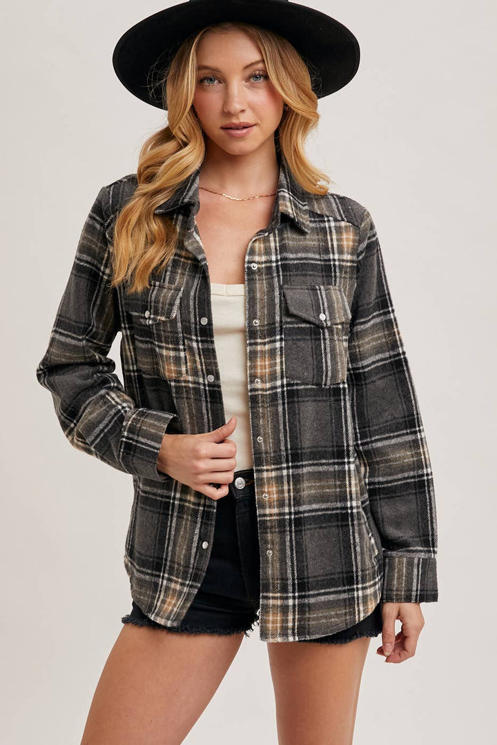 Bri Plaid Button Down