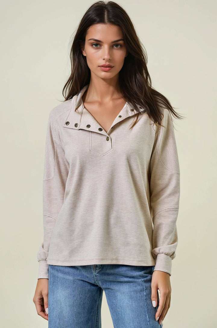 Kennedy Half Snap Sweatshirt