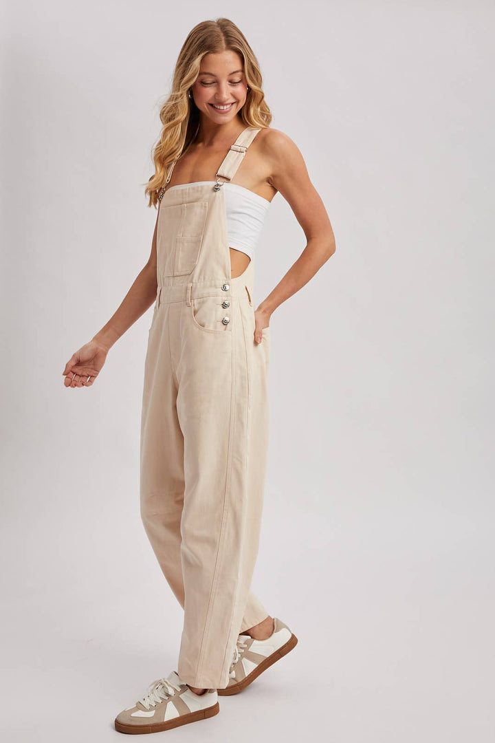 BARREL OVERALLS JUMPSUIT