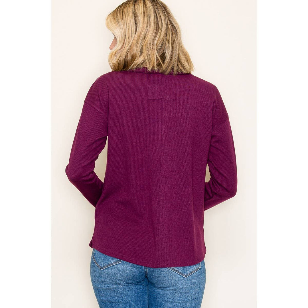 Sadie Textured Henley