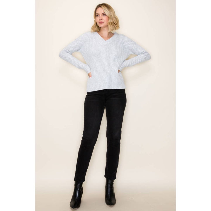 V-Neck Pullover Sweater