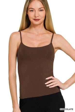 Double Layered Spaghetti Strap Tank