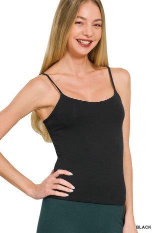 Double Layered Spaghetti Strap Tank