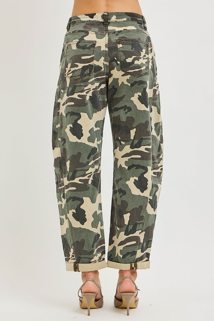 Camo Barrel Roll Up Pants