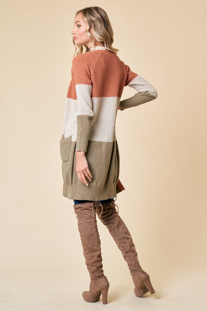 Colorblock Cardigan