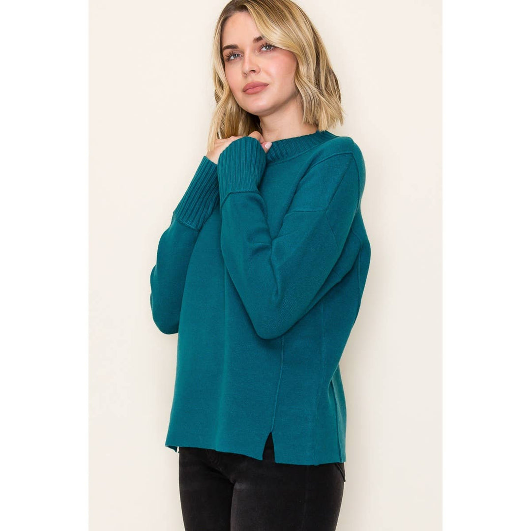 Andrea Mock Neck Sweater