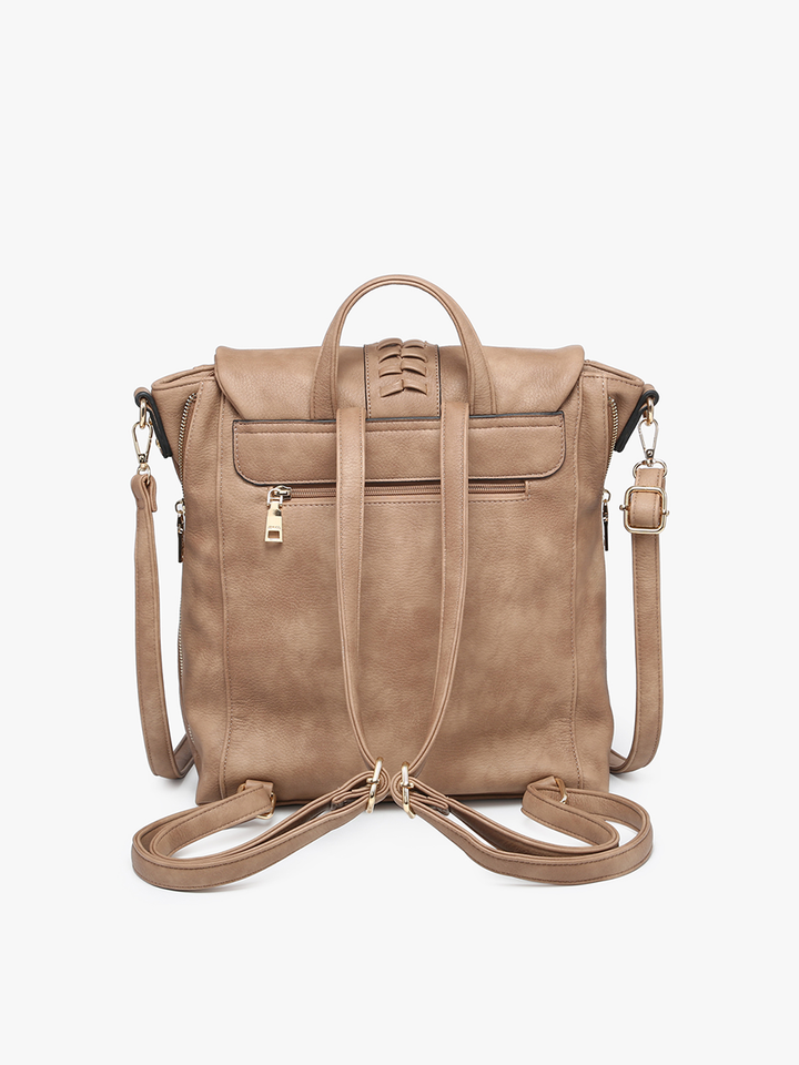 Vivian Distressed Convertible Backpack