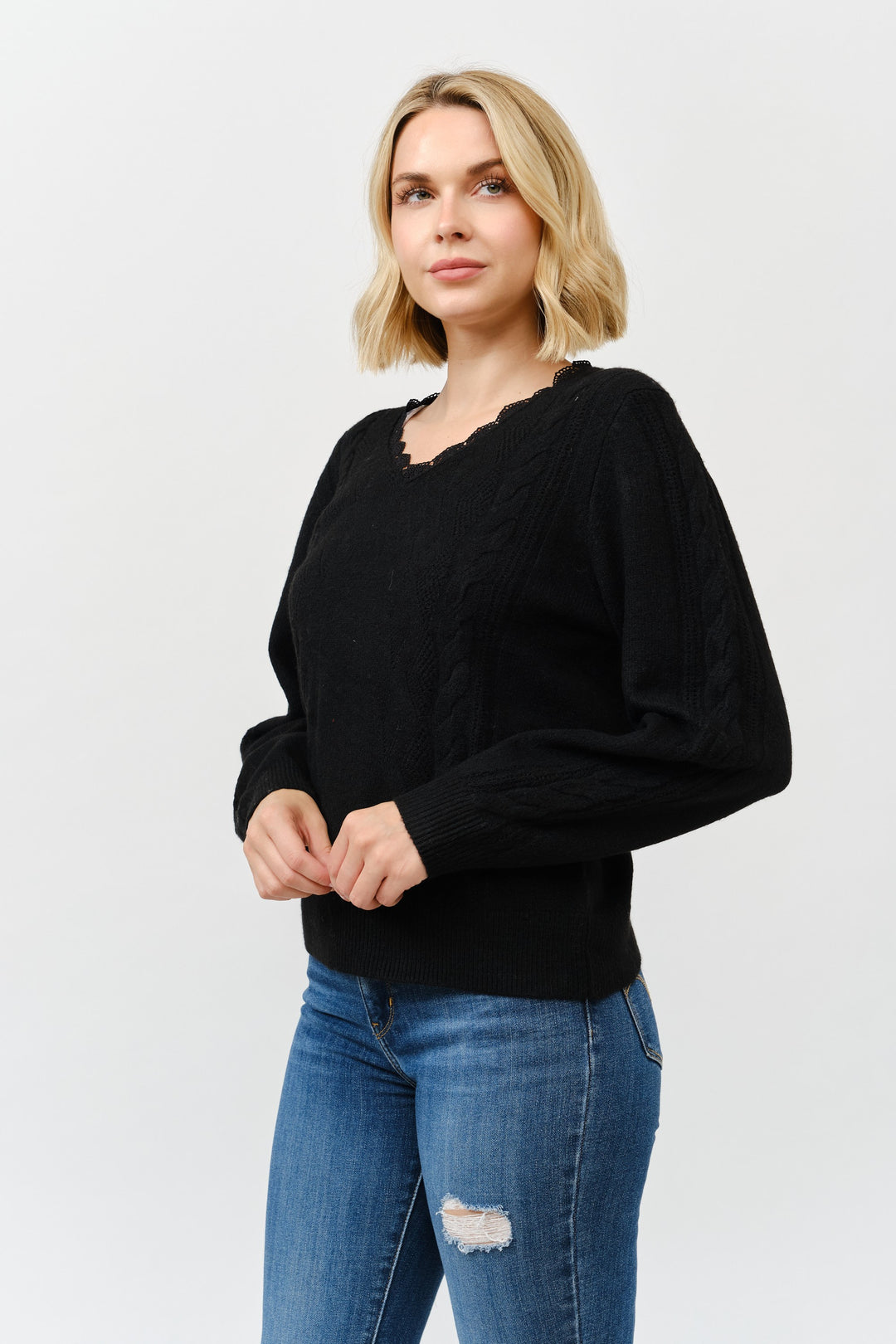 Rayna Detailed Pullover Sweater