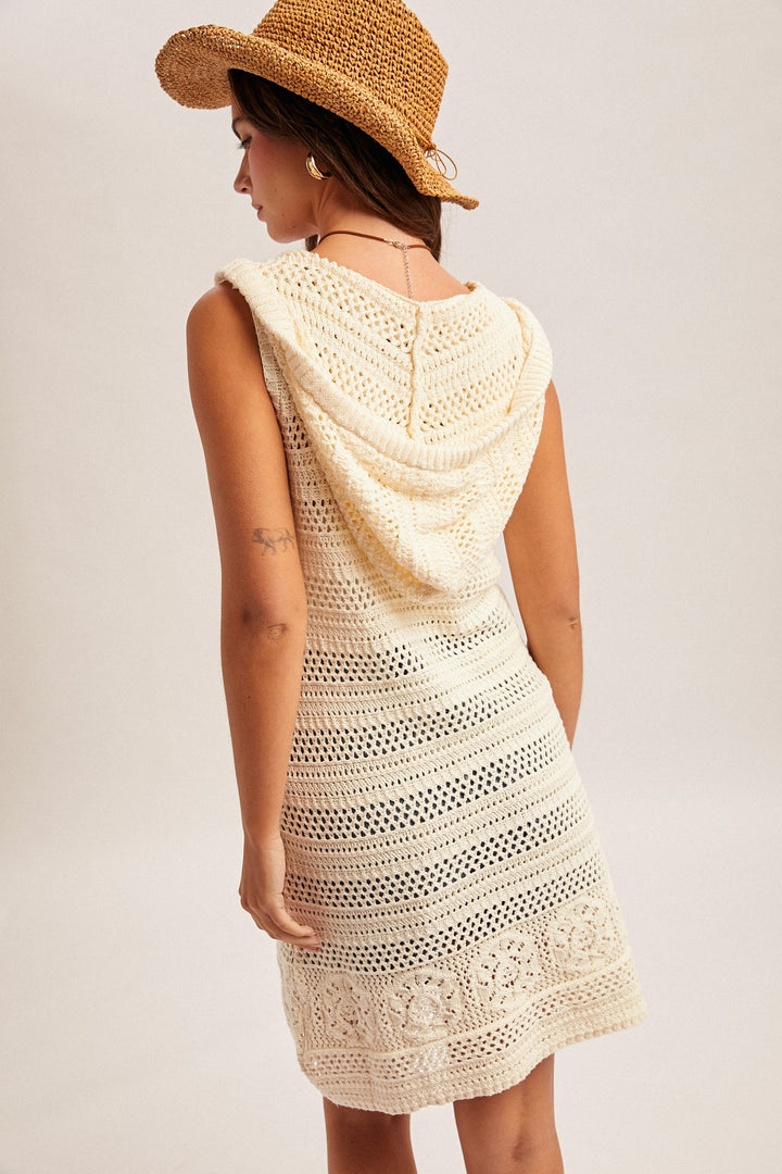 Crochet Knit Beach Cover Up