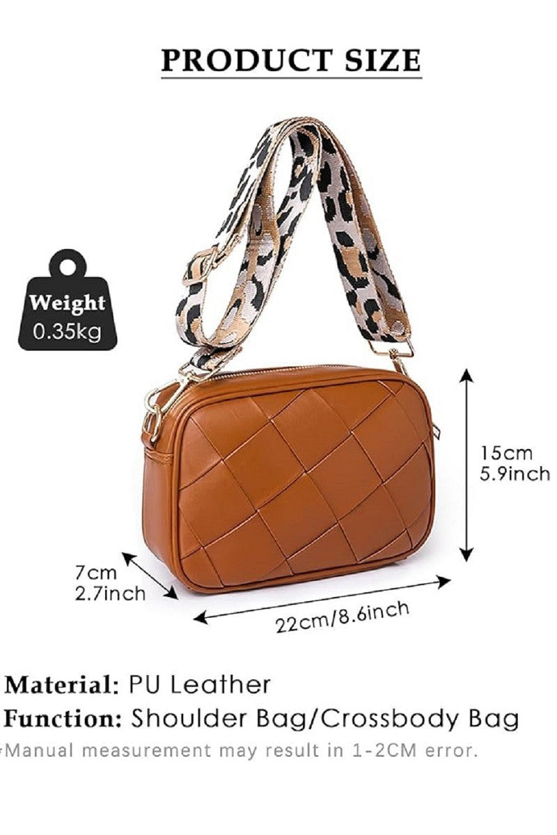 Leopard Strap Crossbody