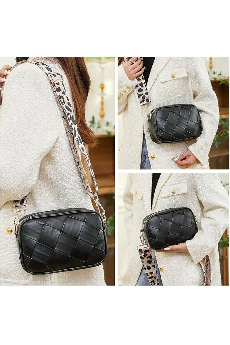 Leopard Strap Crossbody