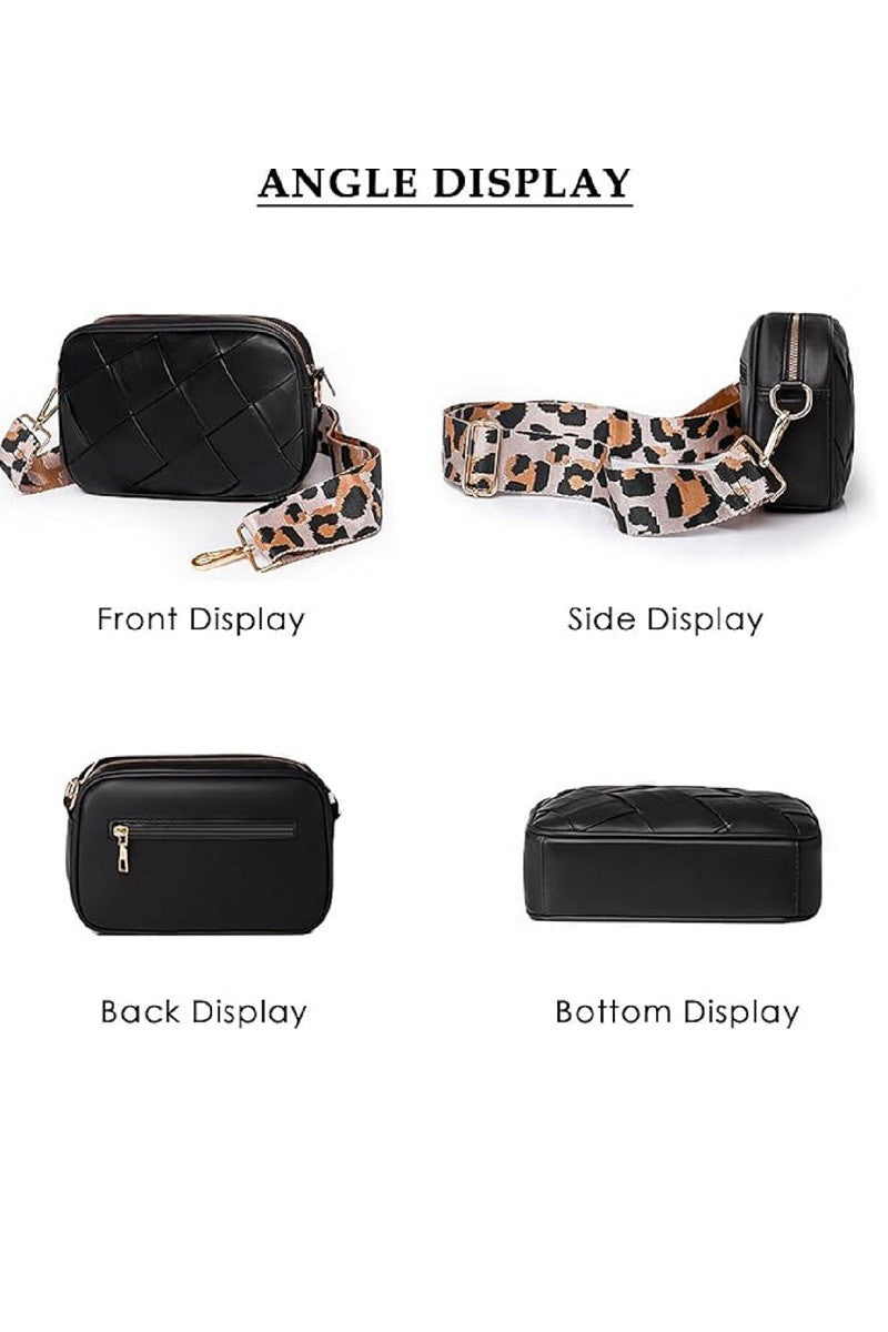 Leopard Strap Crossbody