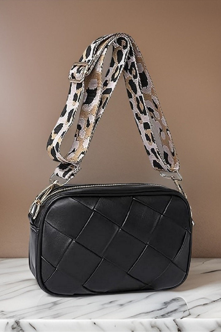 Leopard Strap Crossbody