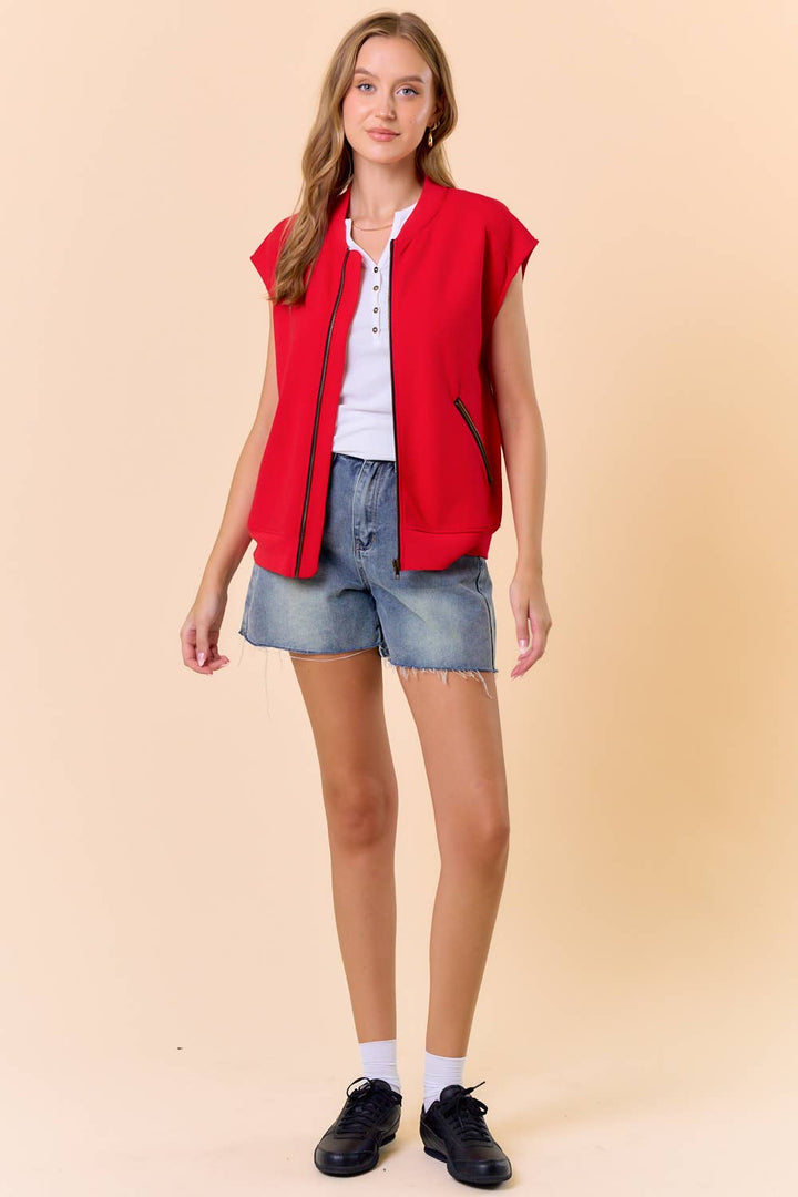 Holli Zip Up Vest