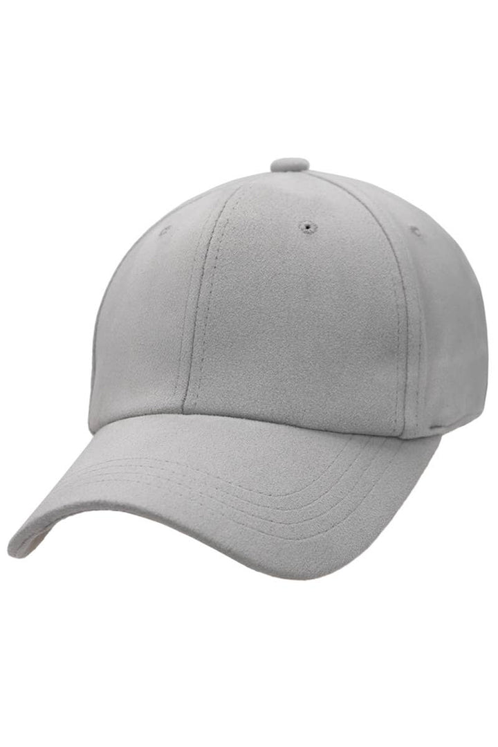 Suede Baseball Cap