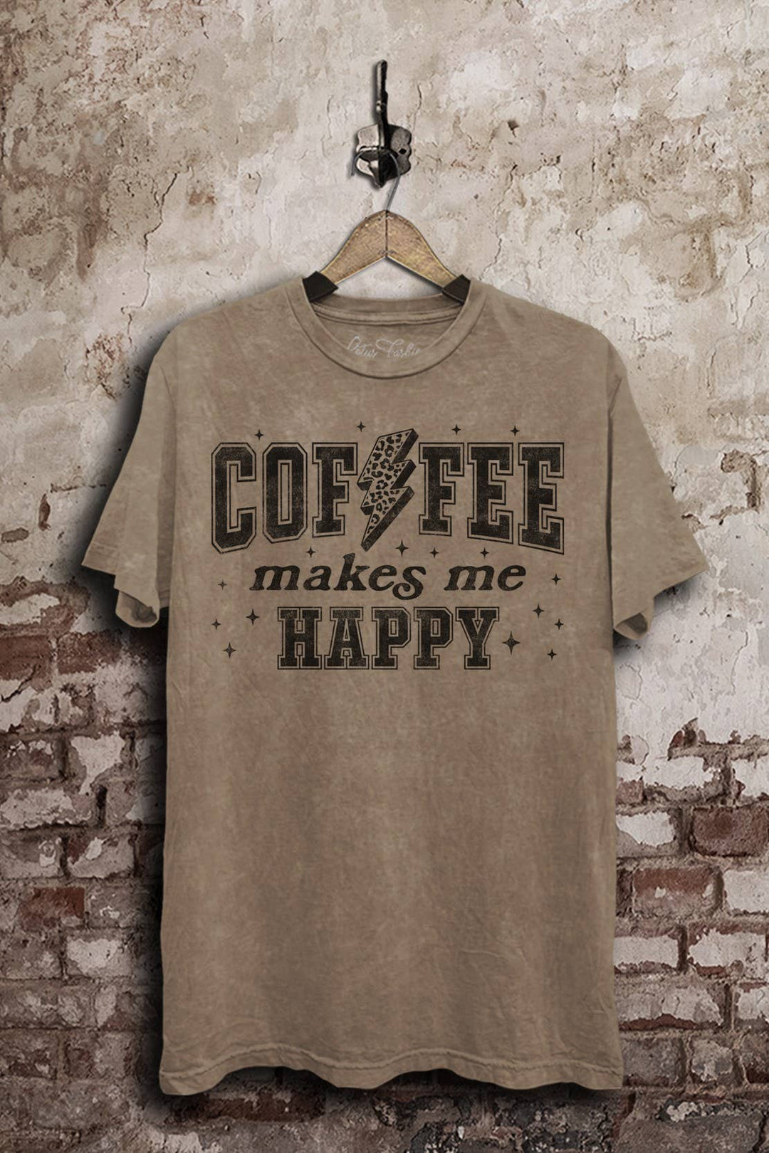 Coffee Makes Me Happy Graphic Top