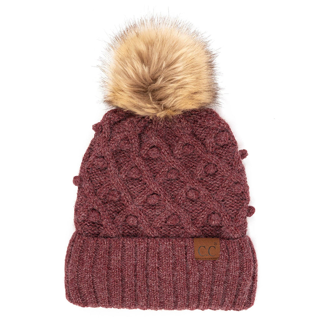 CC Crafted Pom Detail Beanie