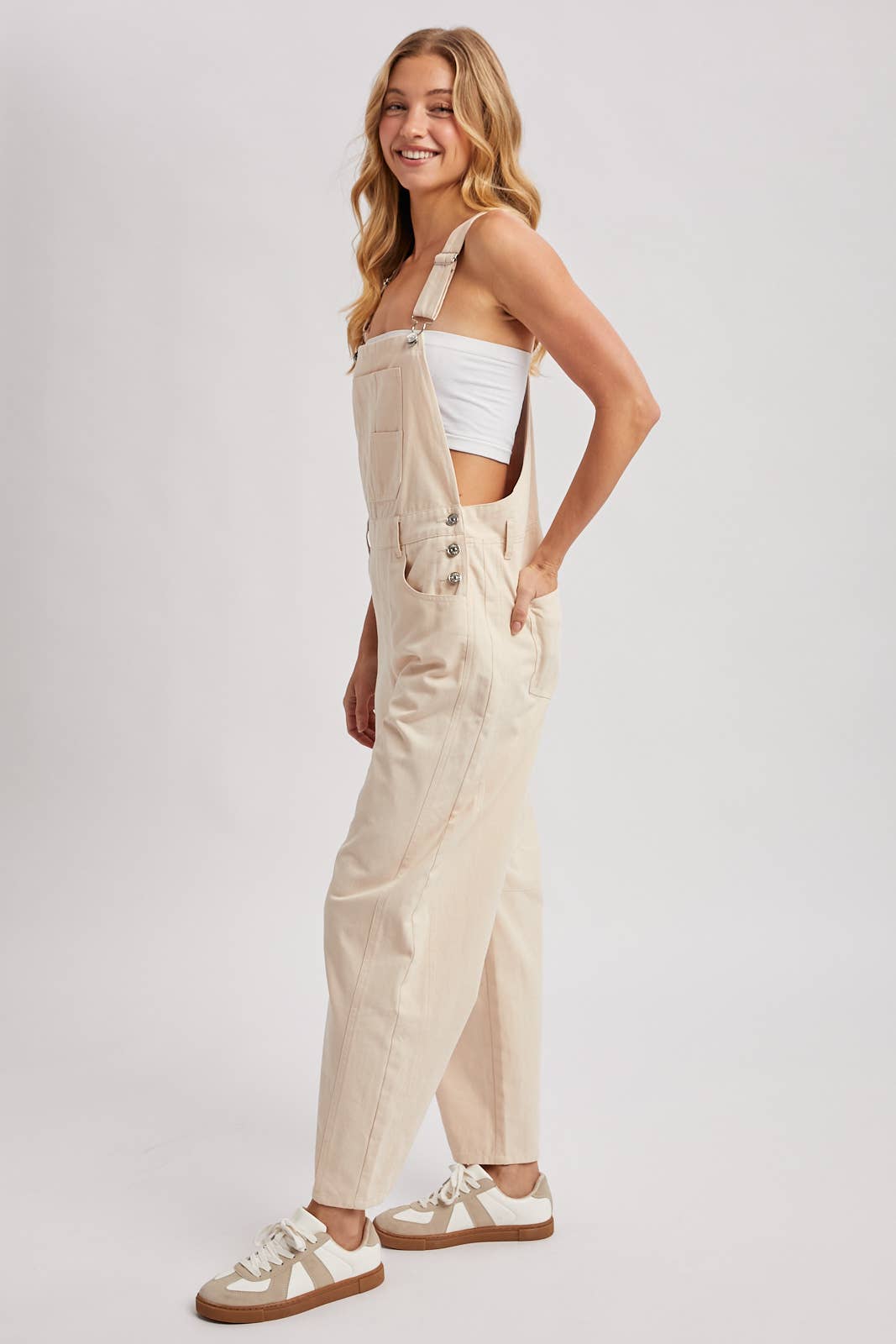 BARREL OVERALLS JUMPSUIT