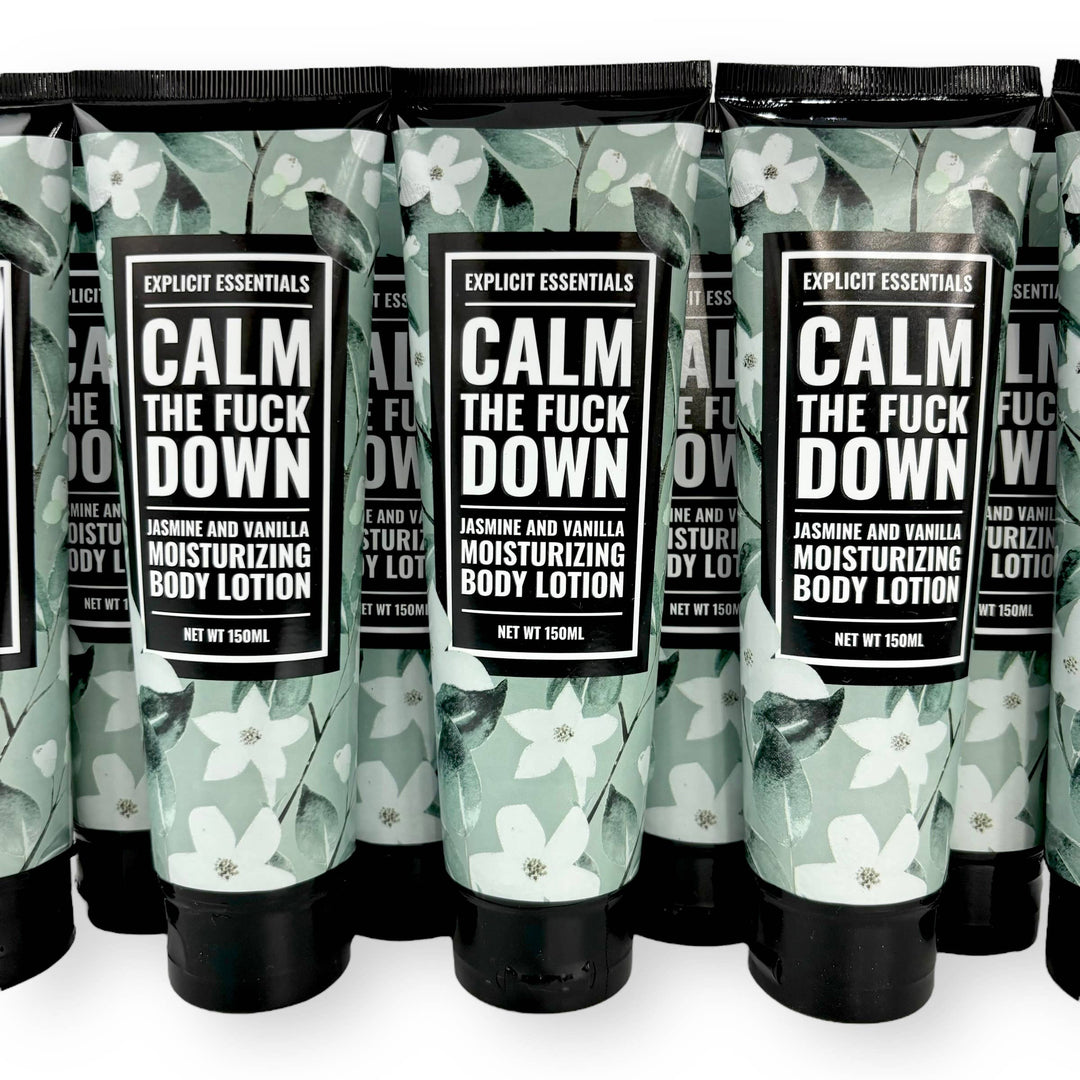 Calm The Fuck Down Body Lotion, Relaxation Gift, Impulse Buy