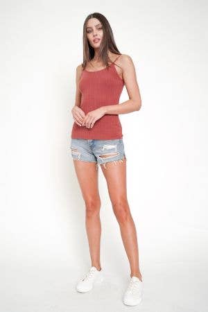 Rae Ribbed Tank Top