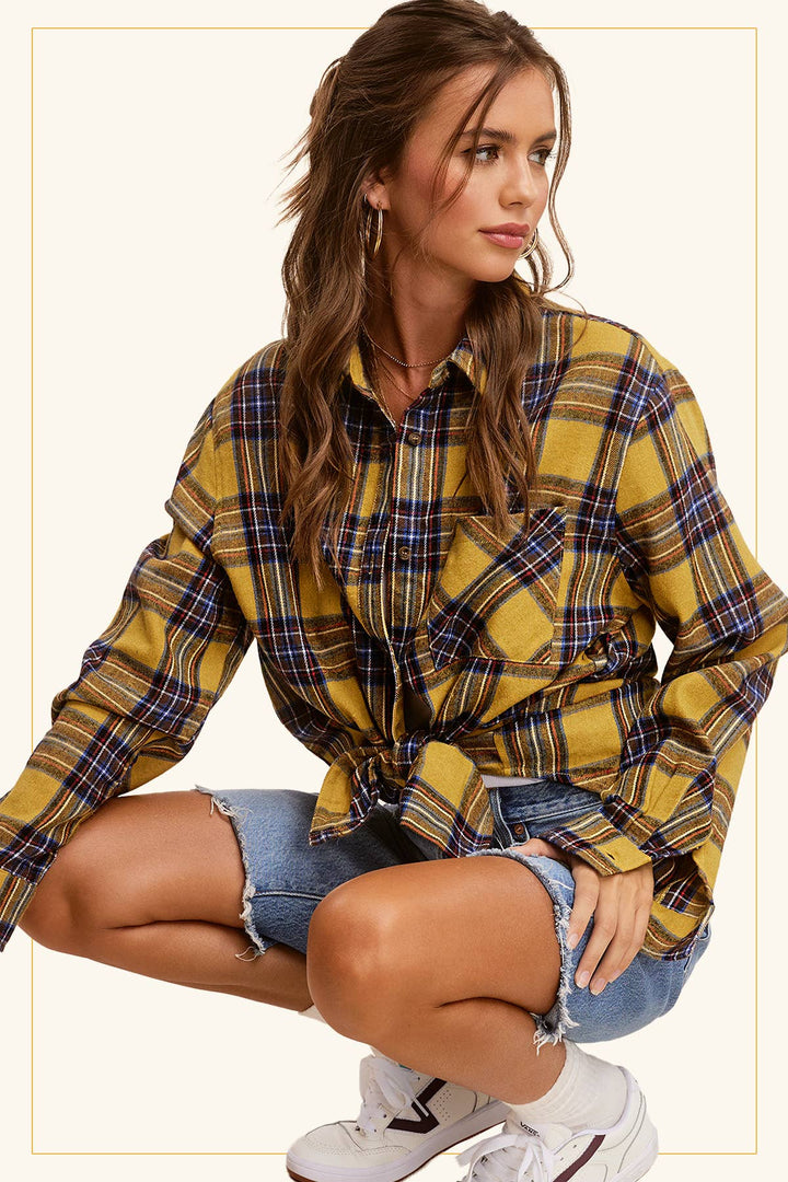 Shelly Plaid Shirts