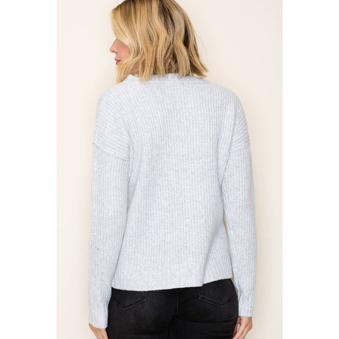 V-Neck Pullover Sweater
