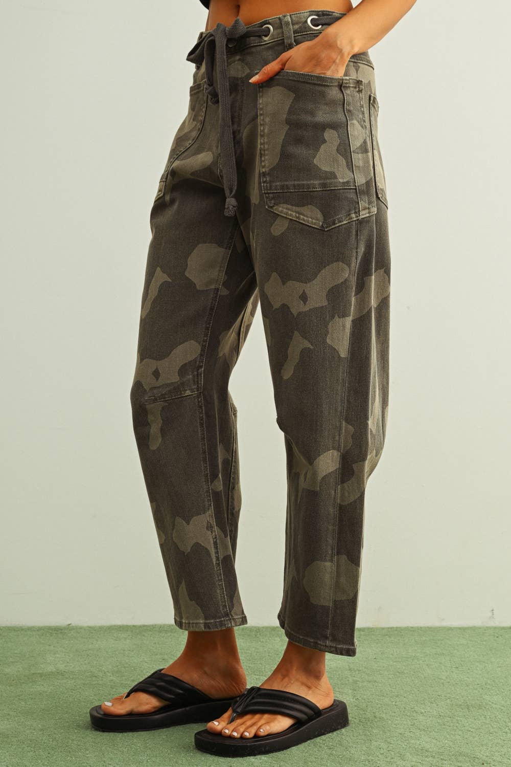Camoflauge Drawstring Pants