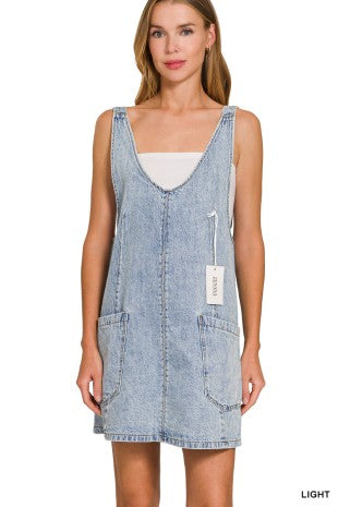 Denim Overall Dress