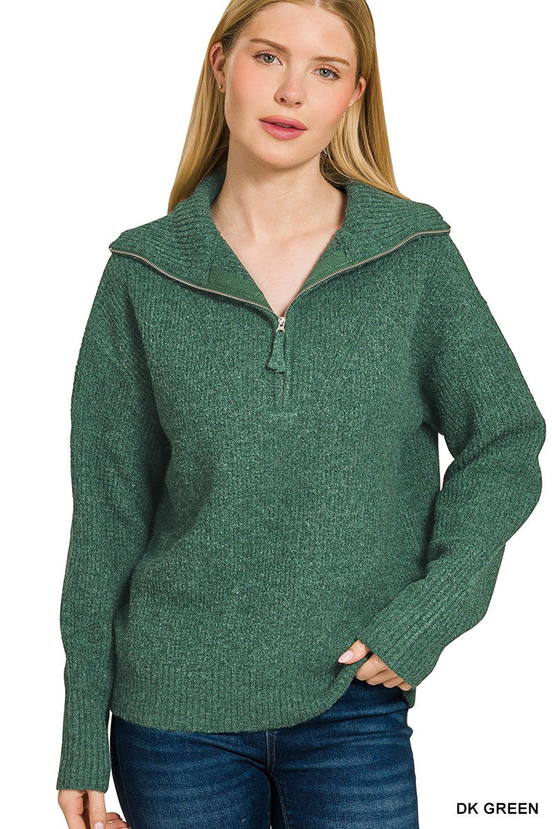 Finley Half Zip Sweater
