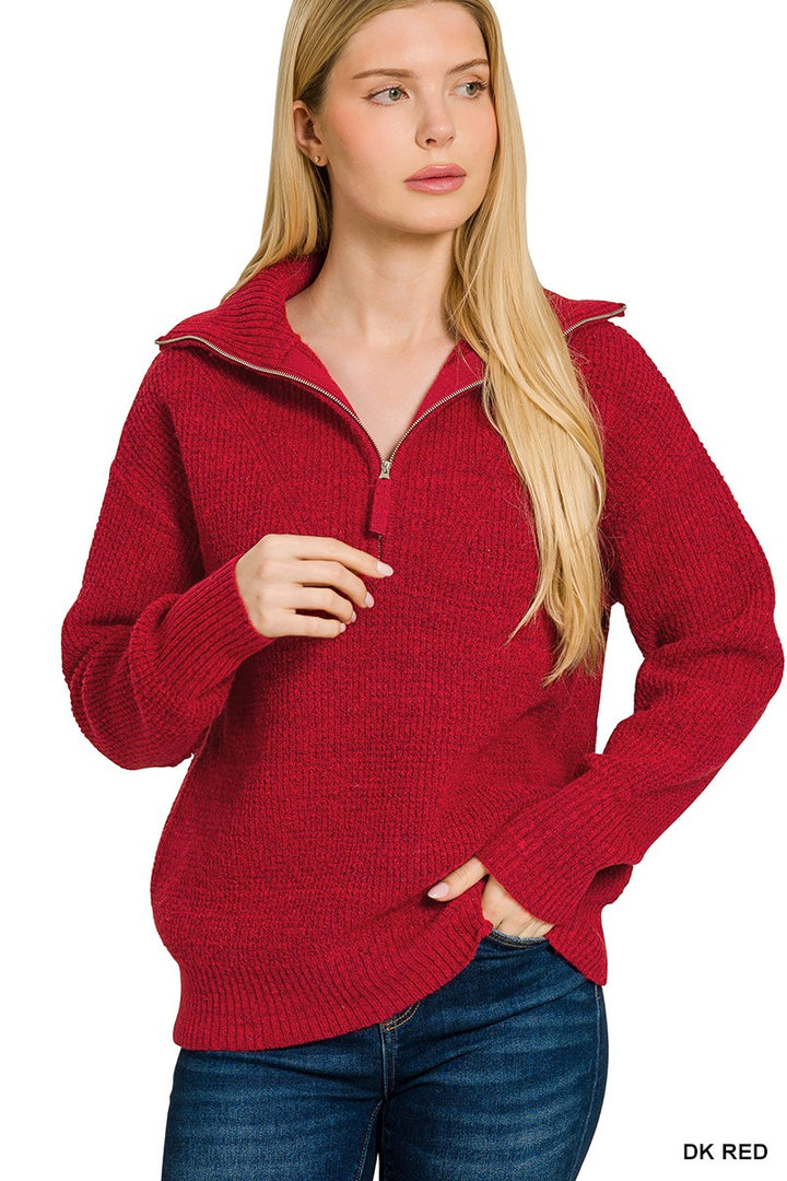 Finley Half Zip Sweater
