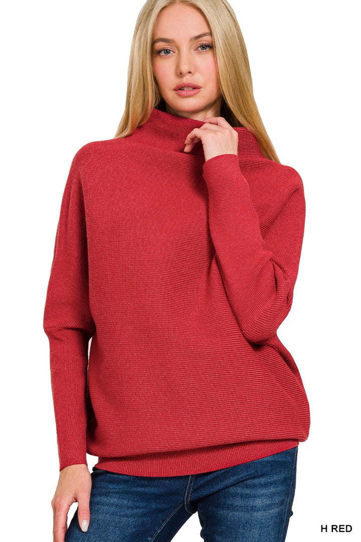 Dolmann Mock Neck Sweater