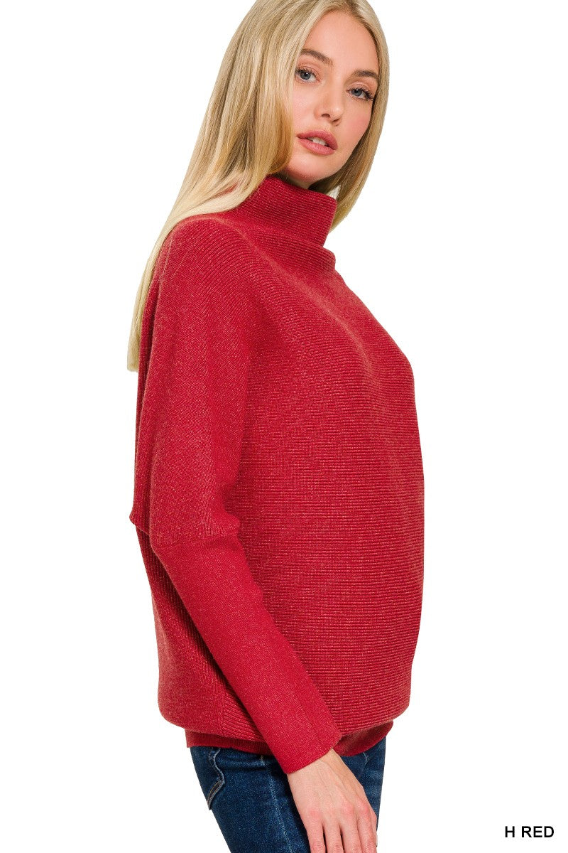 Dolmann Mock Neck Sweater